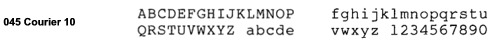 Courier 10 printwheel for Olympia typewriters